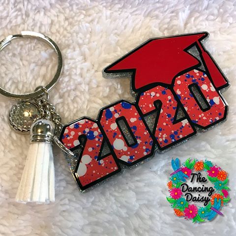 2020 Graduation Cap Acrylic Blank - Image 3