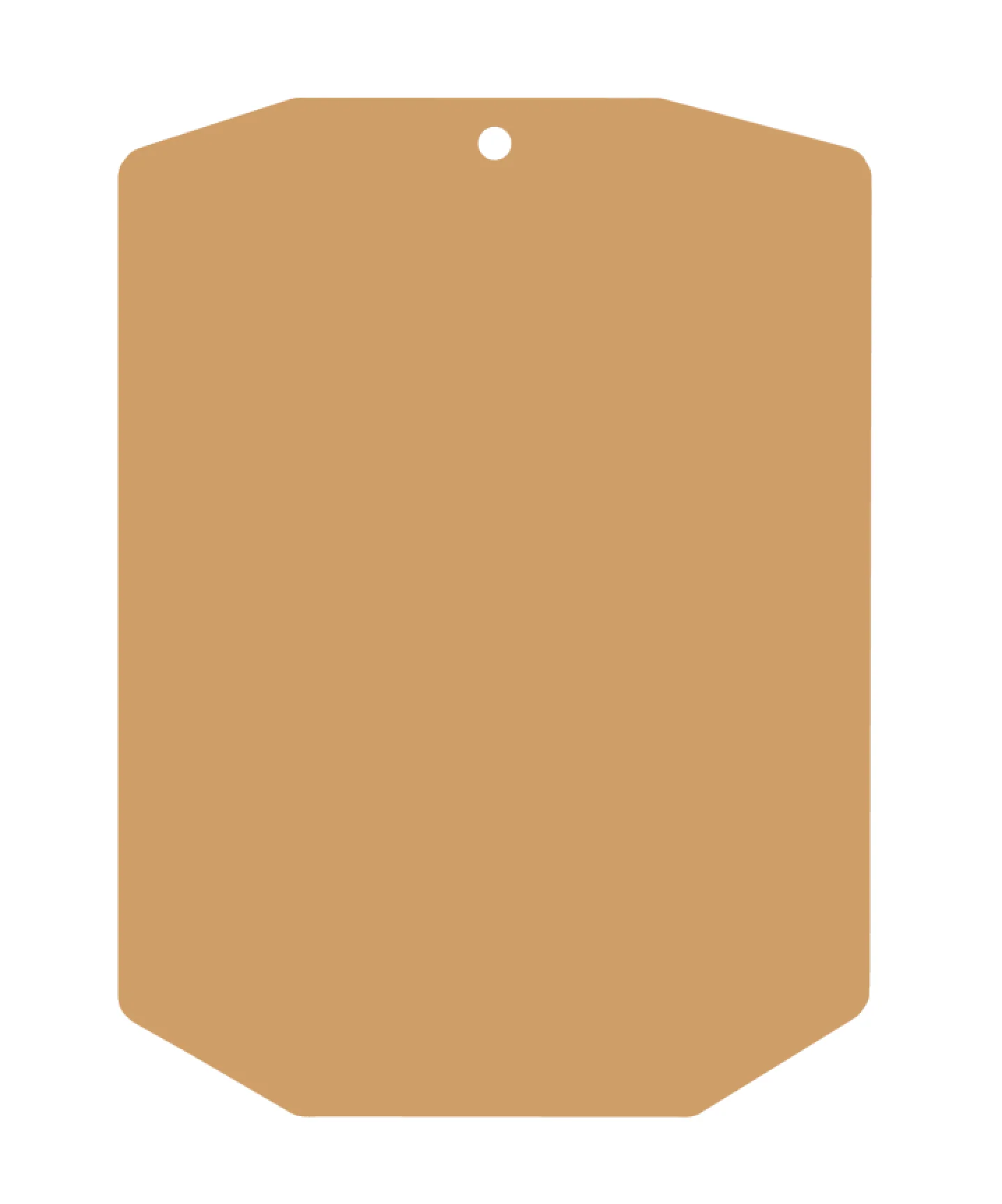 3D Hexagon Shape Acrylic Blank