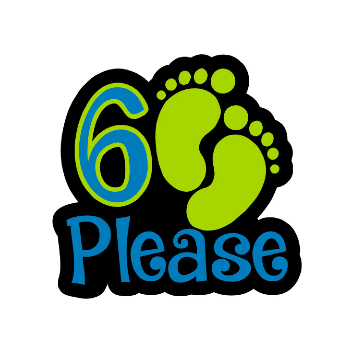 6 Feet Please Badge Reel Blank - Image 2