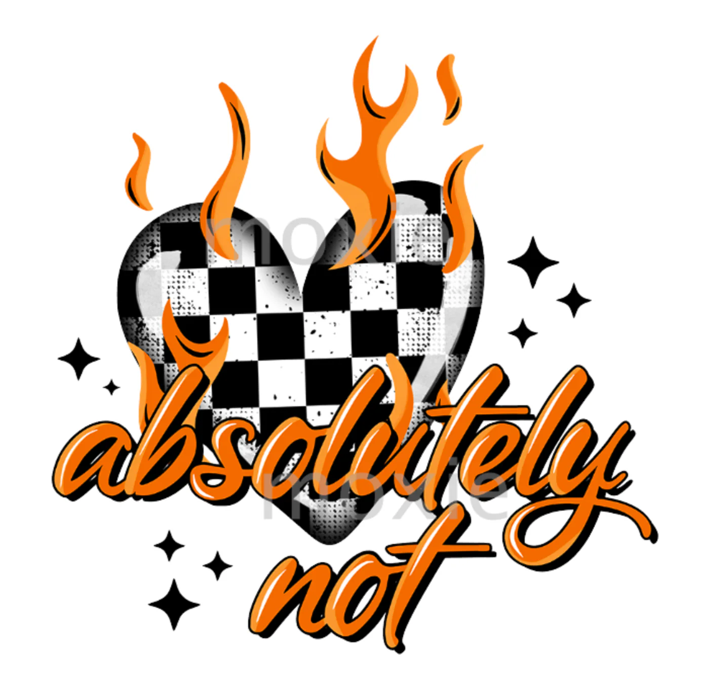Absolutely Not Decal & Acrylic Blank COMBO