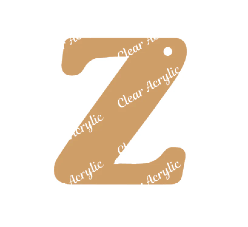 Letter Z Acrylic Blank