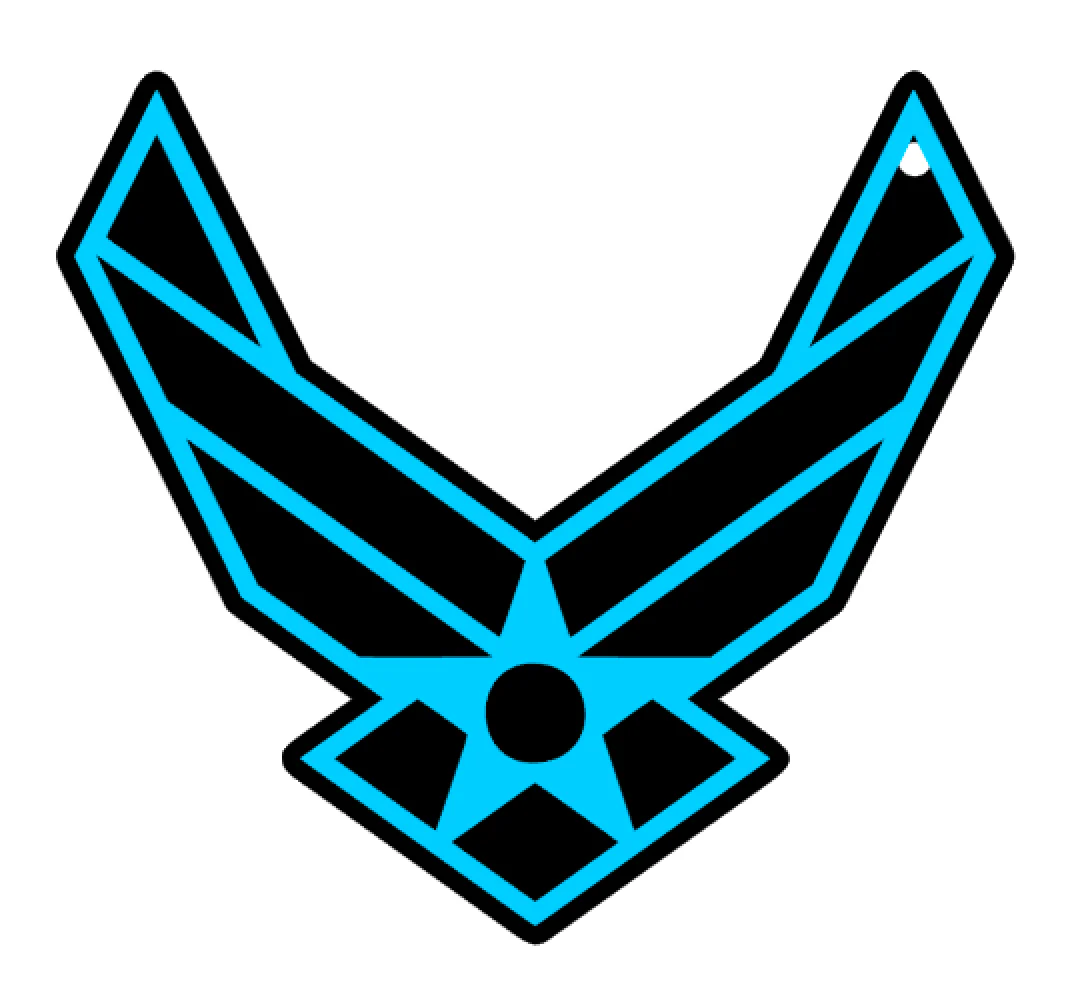 Air Force Acrylic Blank - Image 2