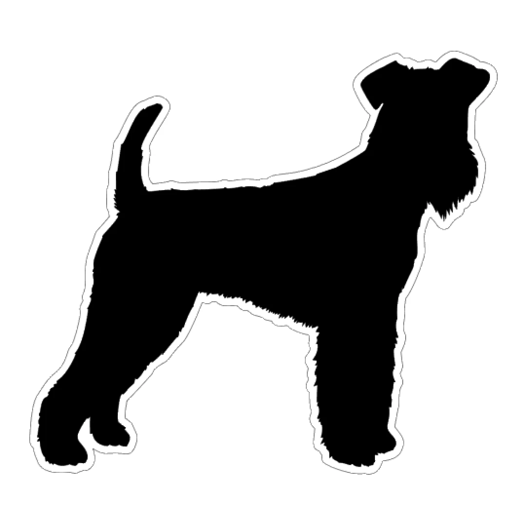 Airedale Terrier Dog Acrylic Blank - Image 2