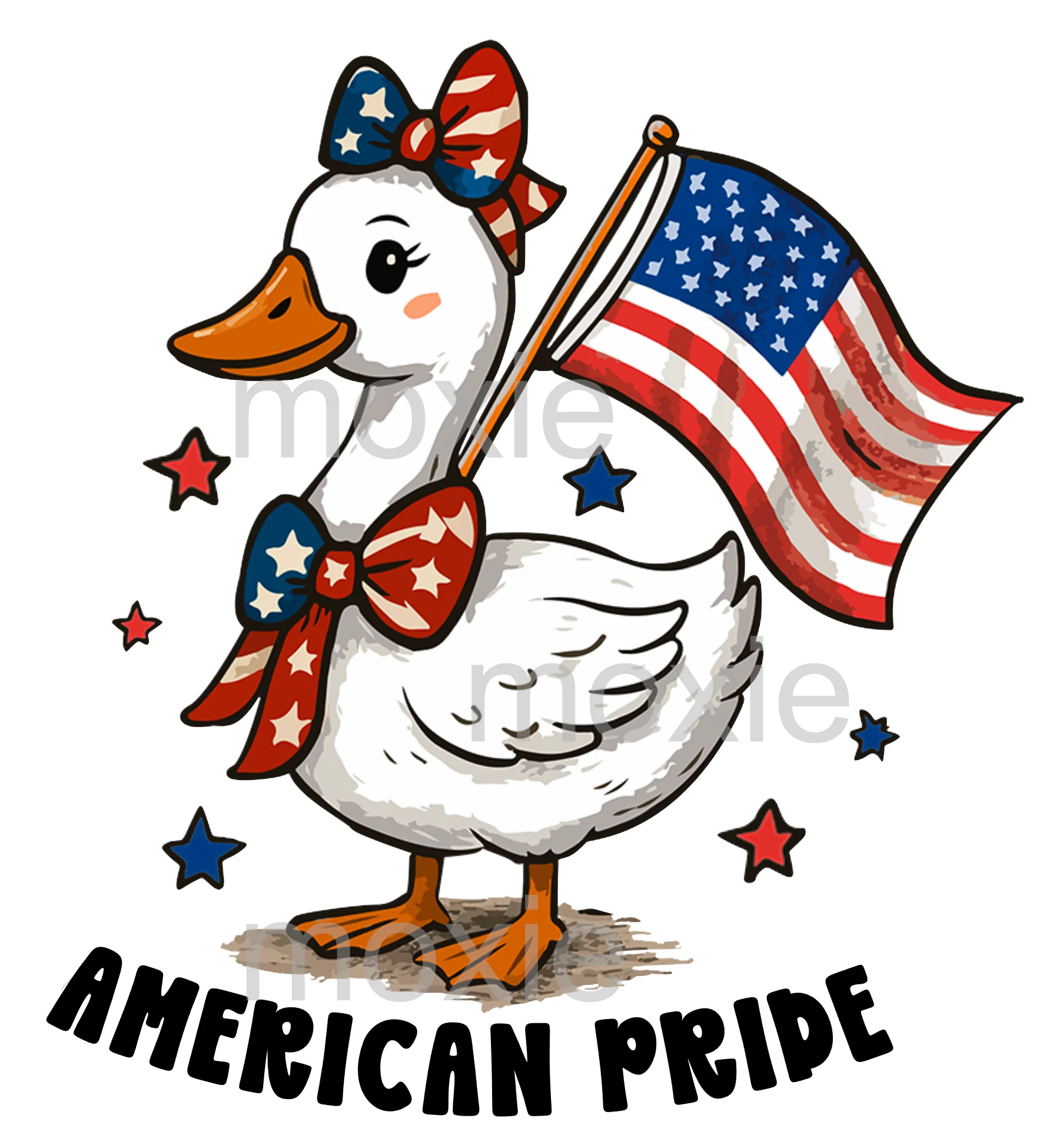 American Pride Goose Decal & Acrylic Blank COMBO