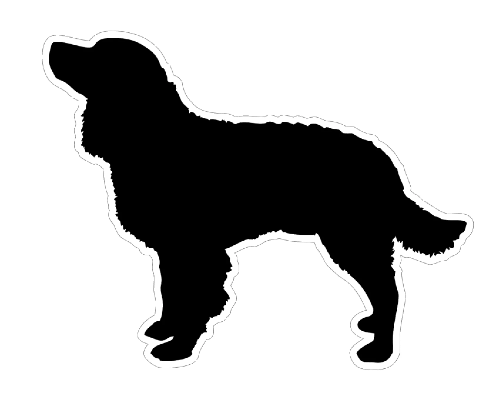American Water Spaniel Profile Acrylic Blank - Image 2