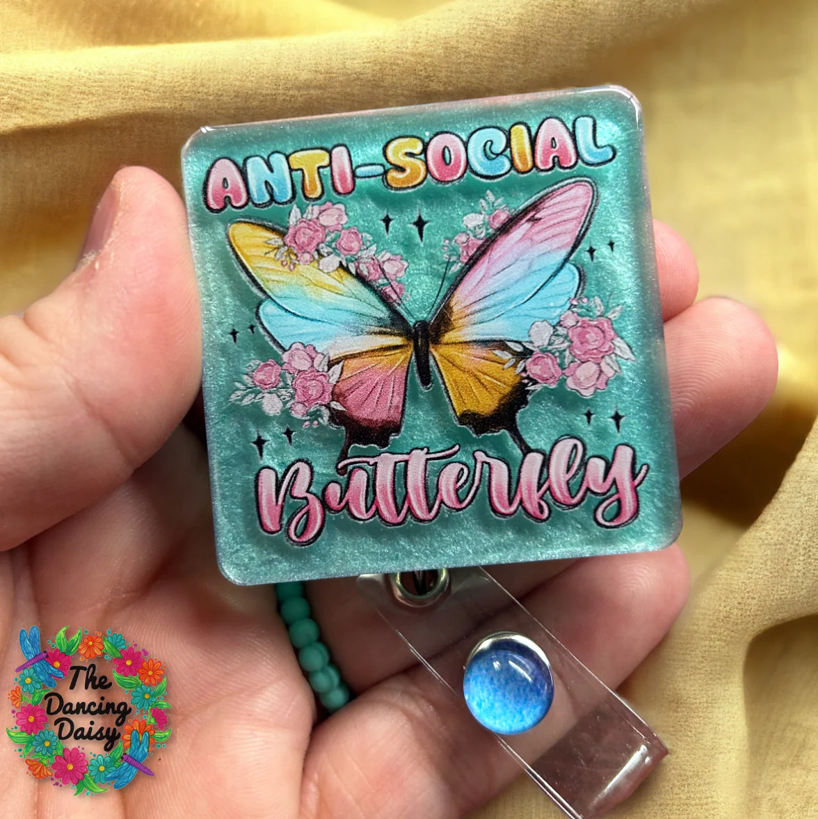 Anti-Social Butterfly UV DTF - Image 2