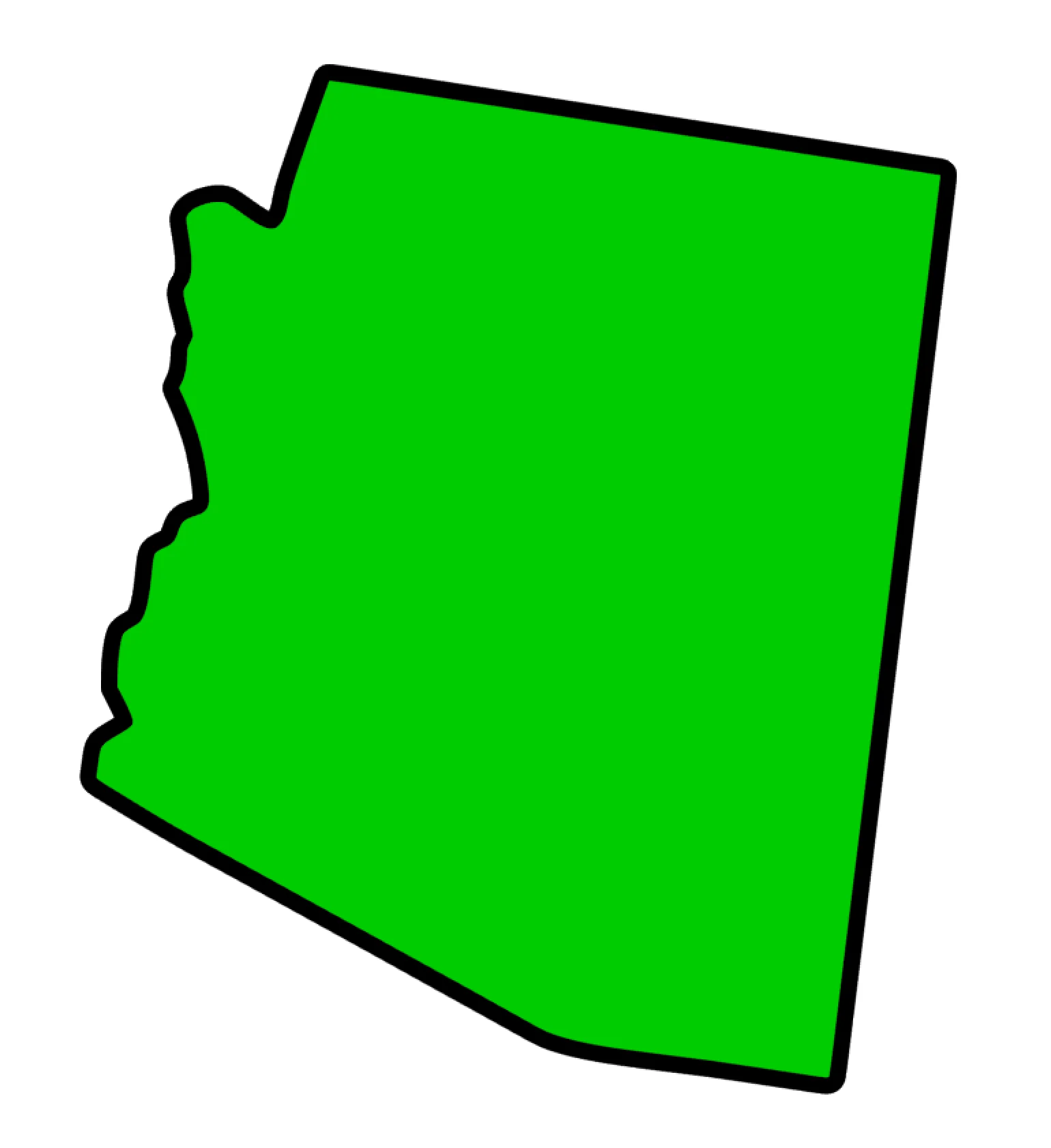 Arizona State Acrylic Blank - Image 2