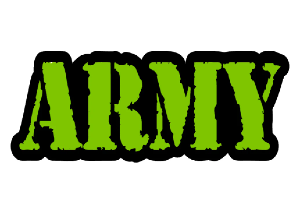 ARMY Acrylic Blank - Image 2