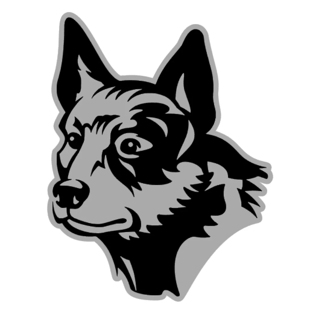 Australian Cattle Dog Face Acrylic Blank - Image 2