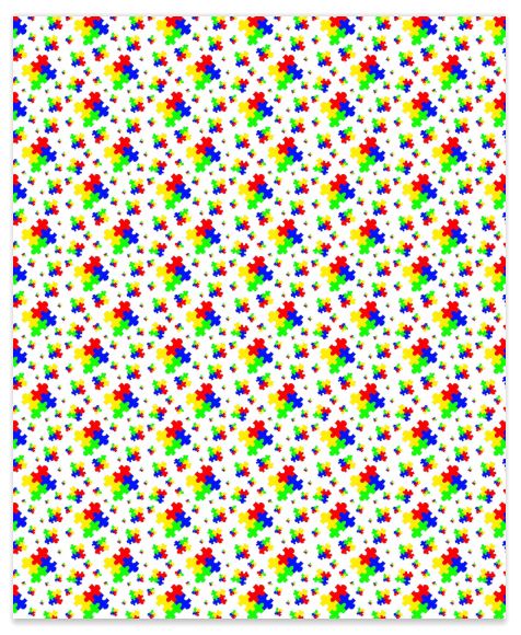 Autism Awareness 6 Faux Leather - Image 2