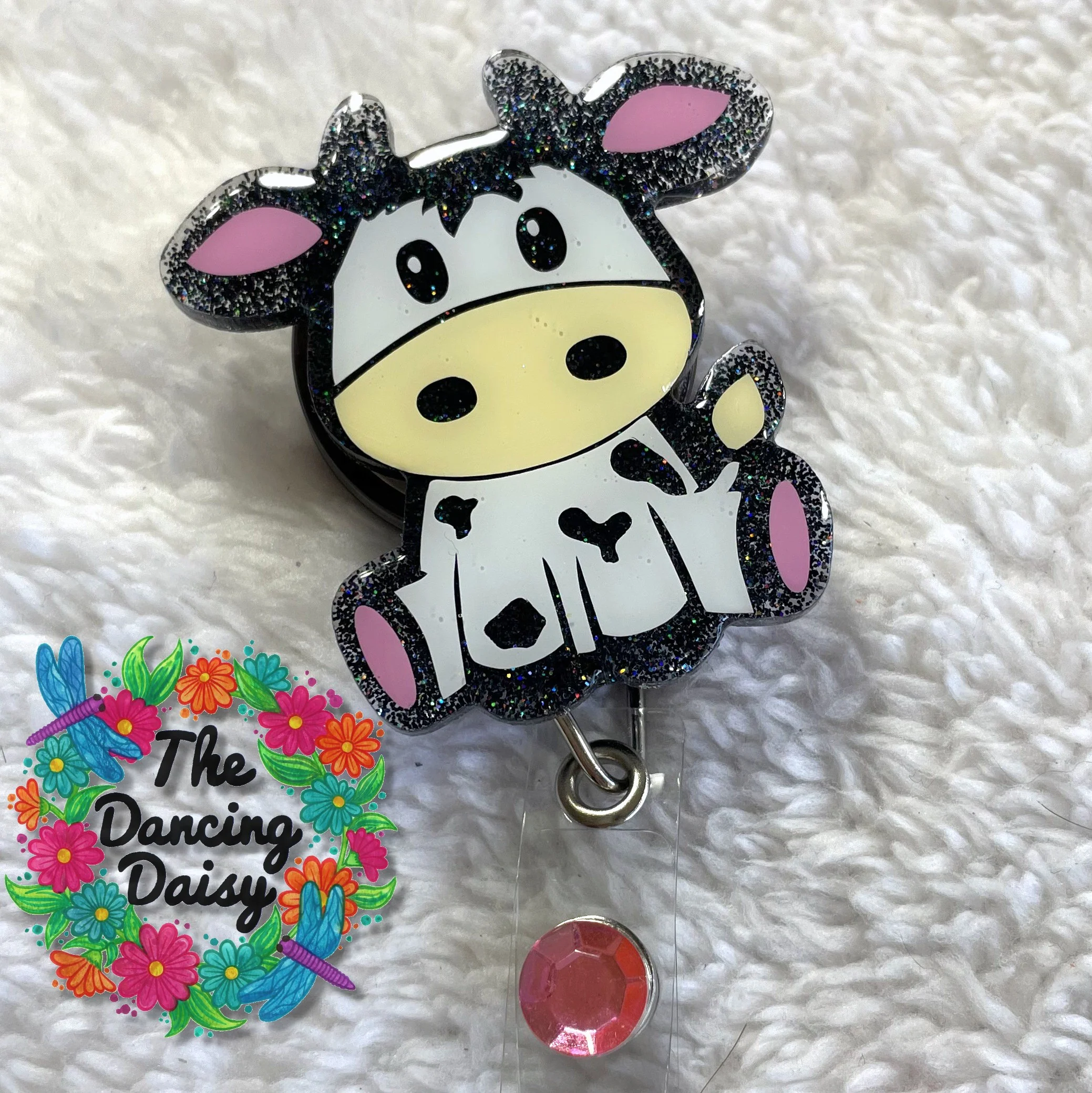 Baby Cow Sitting Acrylic Blank - Image 2