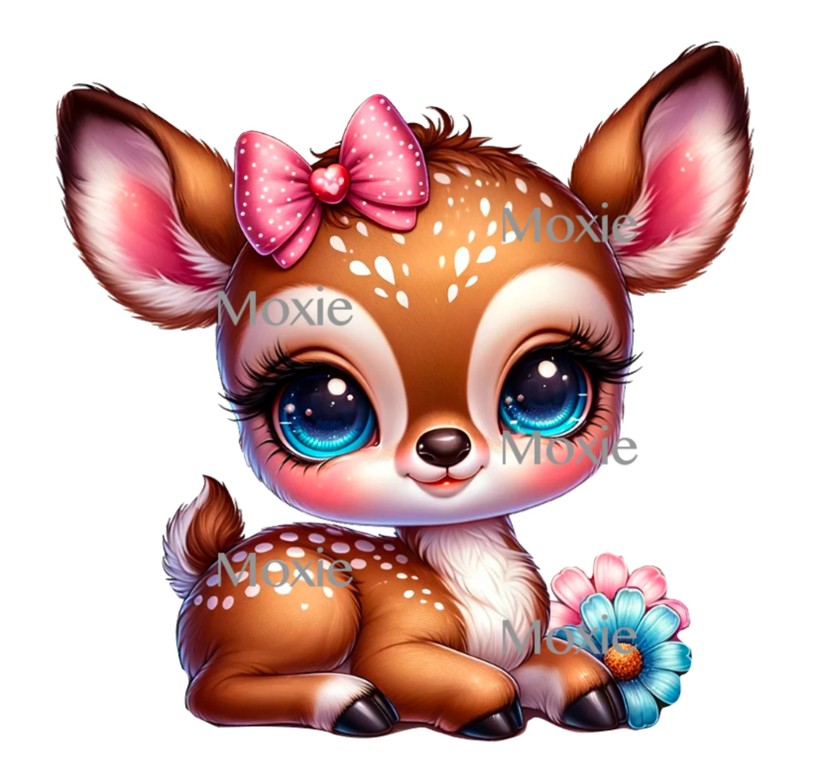Baby Deer Decal & Acrylic Blank COMBO