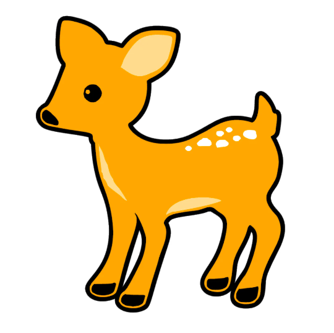 Baby Fawn Deer Acrylic Blank - Image 2