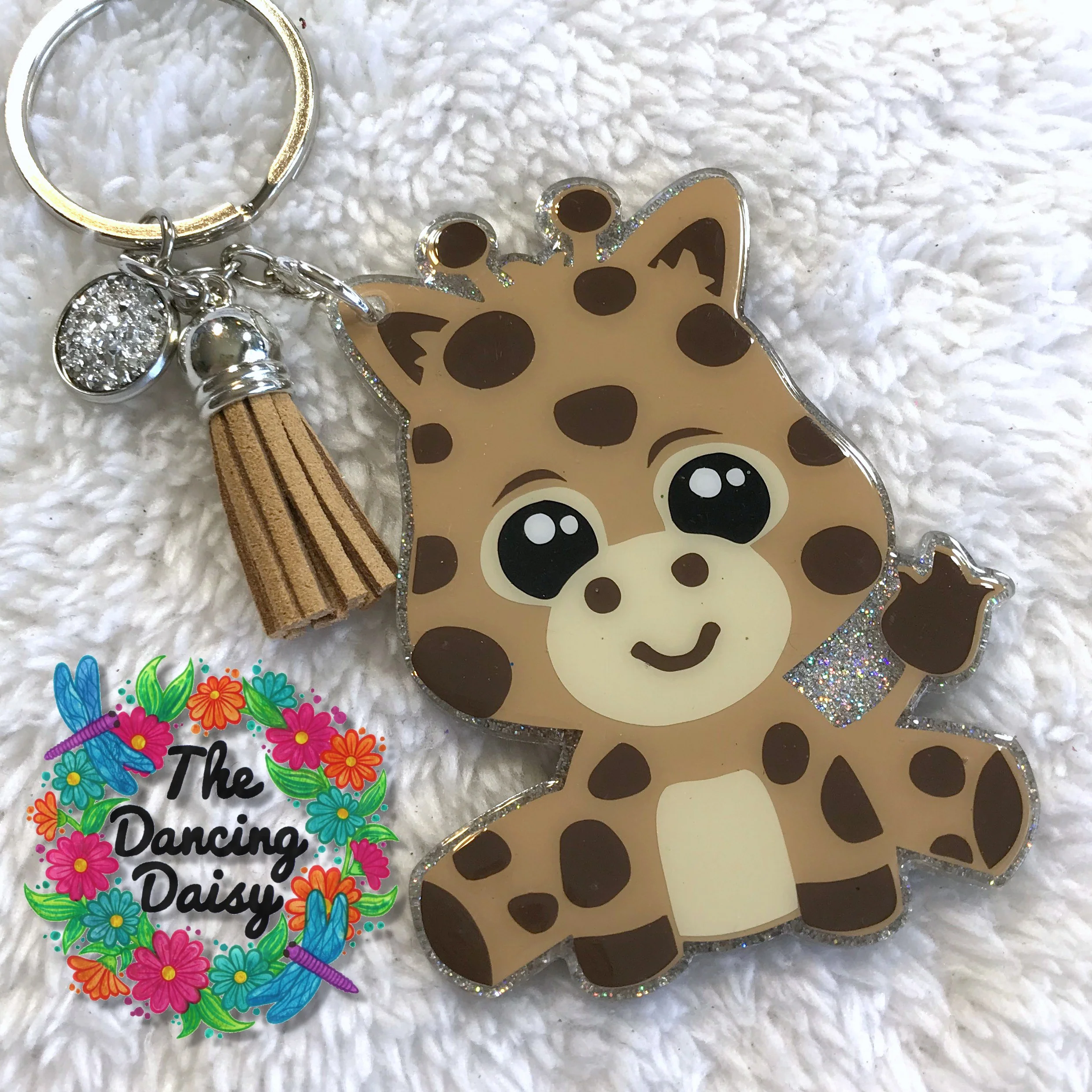 Baby Giraffe Sitting Acrylic Blank - Image 3