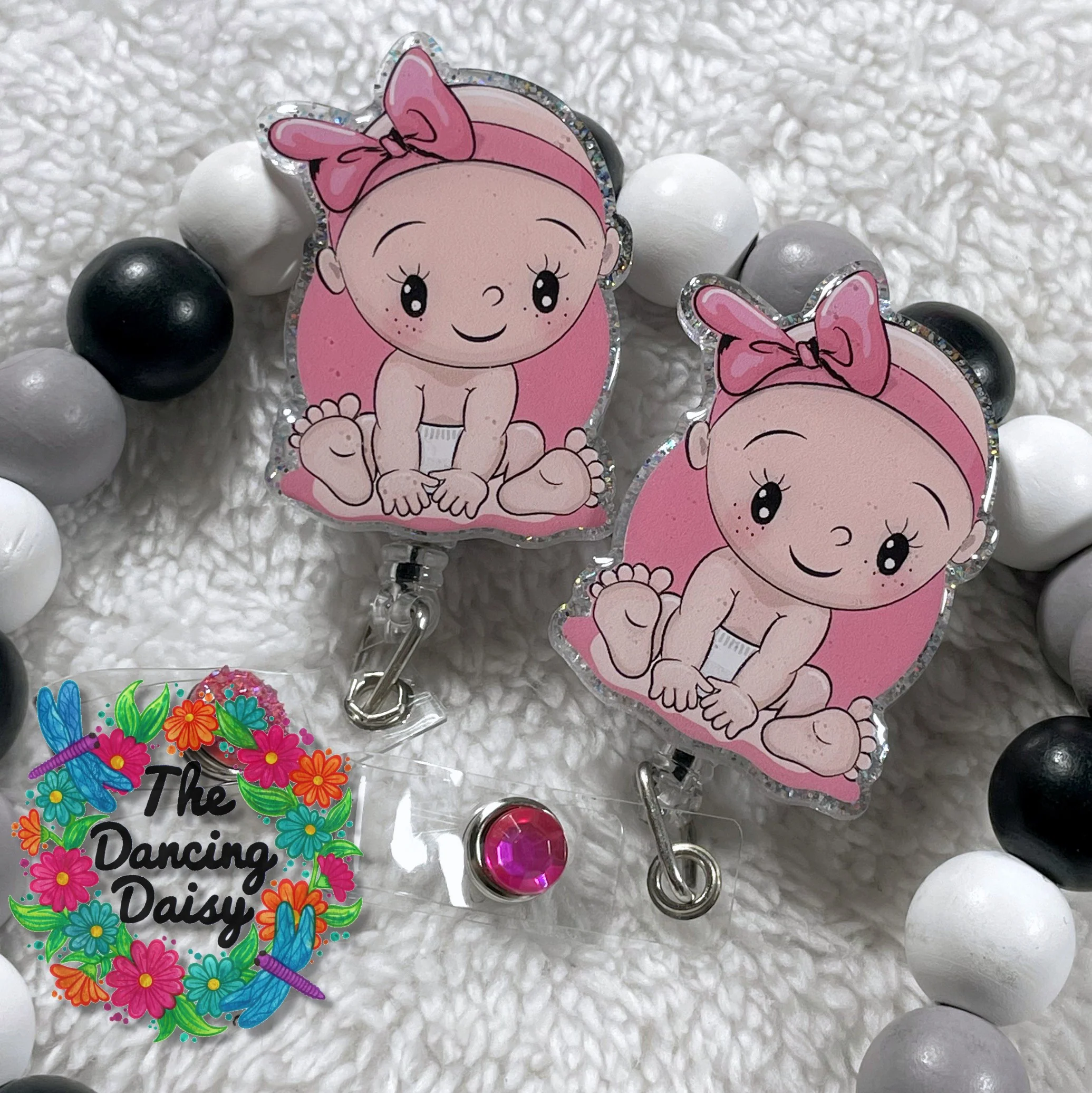 Baby Girl Decal & Acrylic Blank COMBO - Image 2