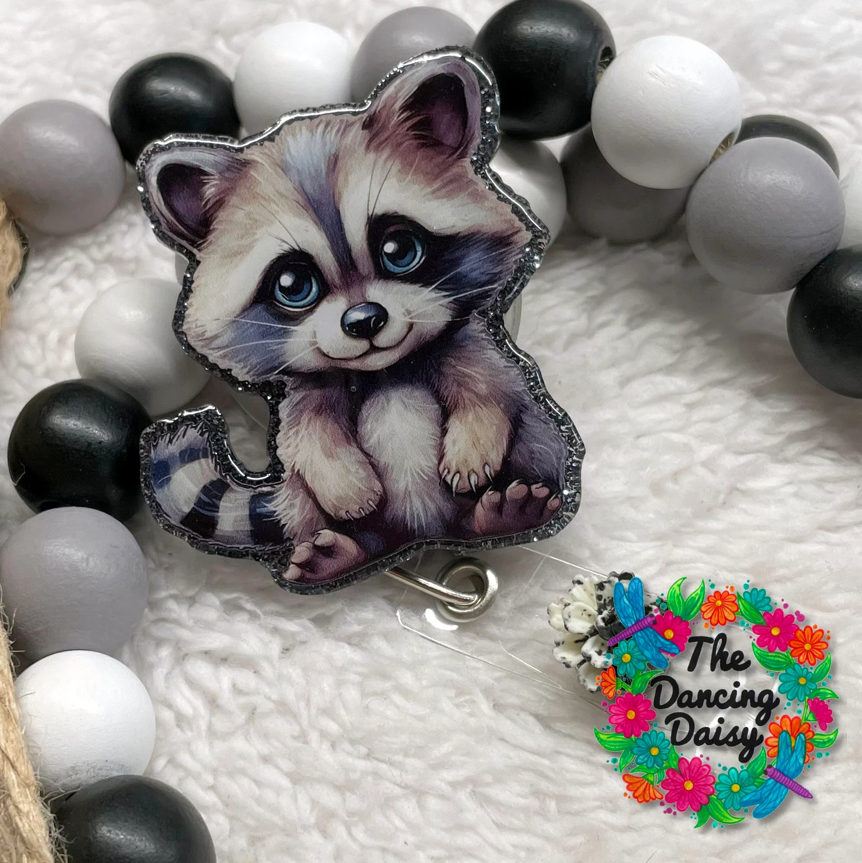 Baby Raccoon Decal & Acrylic Blank COMBO - Image 2