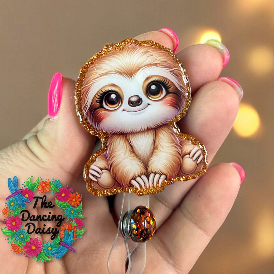 Baby Sloth Decal & Acrylic Blank COMBO - Image 2