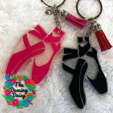 Ballerina Toe Shoes Acrylic Blank - Image 3