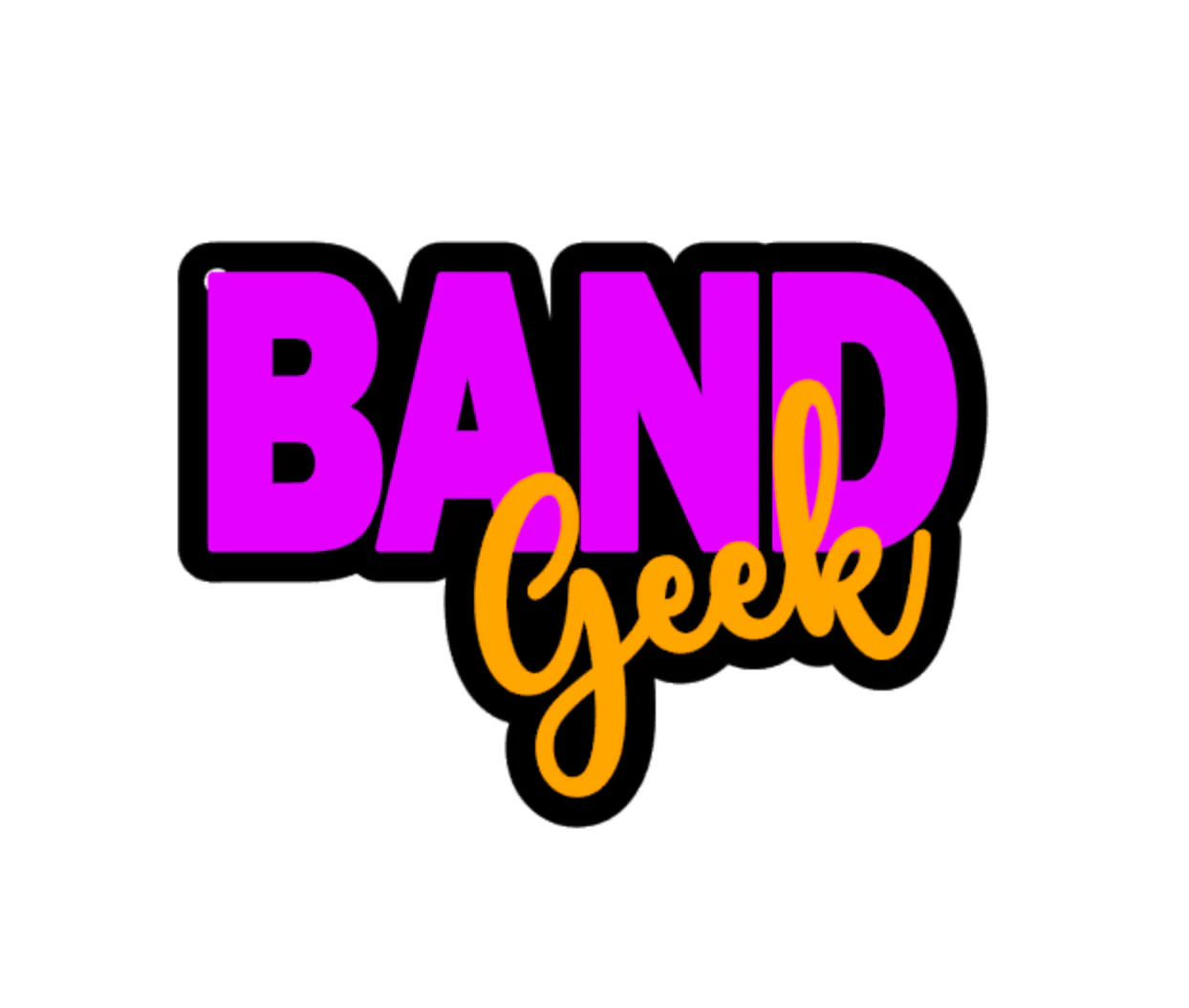 Band Geek Acrylic Blank