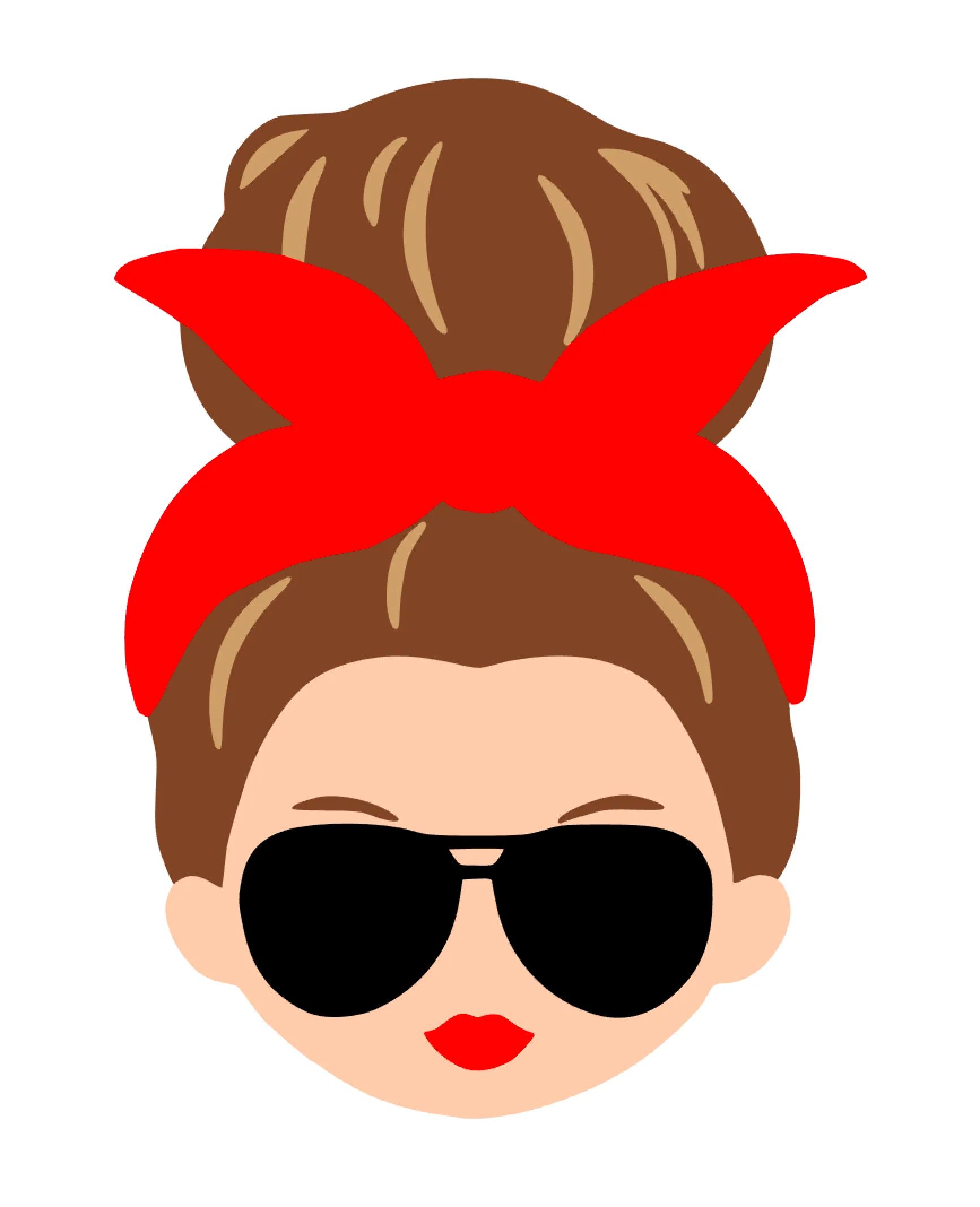 Bandana Mom DECAL