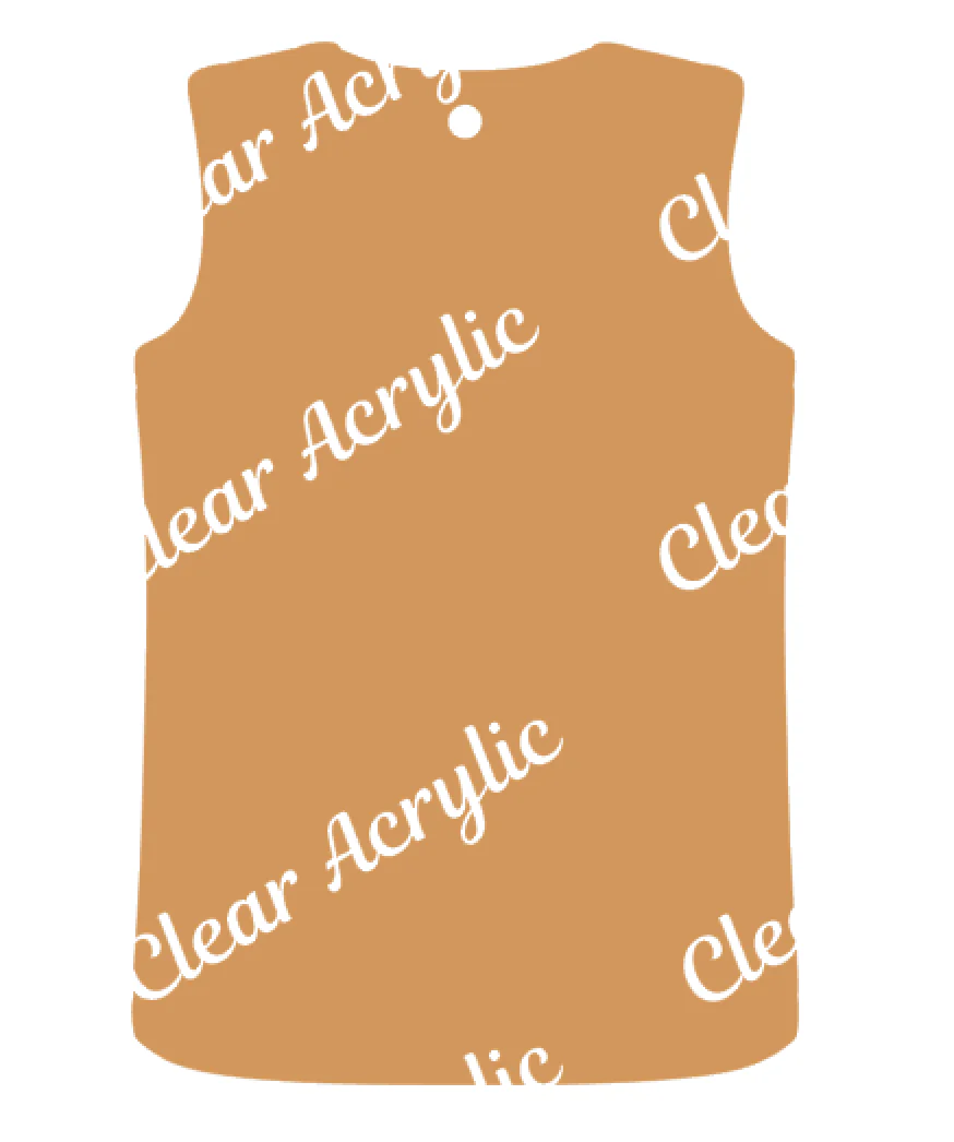 Basketball Jersey Acrylic Blank