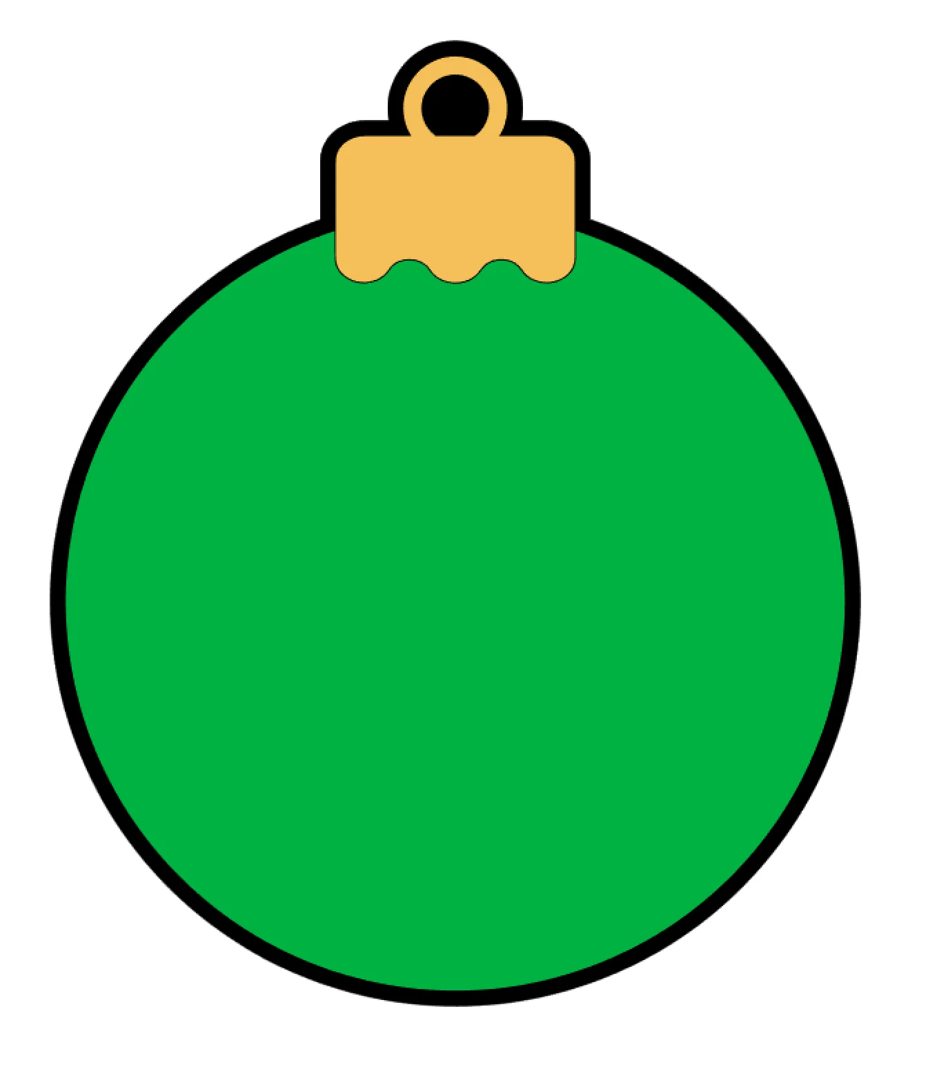 Bauble Ornament Acrylic Blank - Image 2