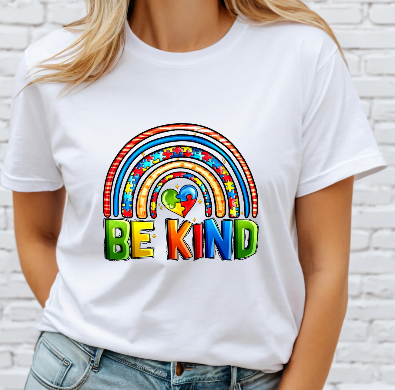 Be kind rainbow DTF Transfer
