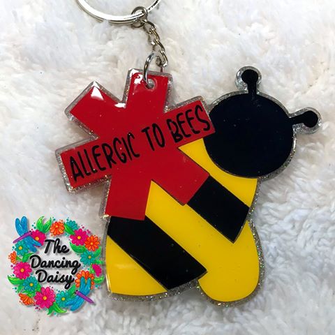 Bee Allergy Acrylic Blank - Image 3