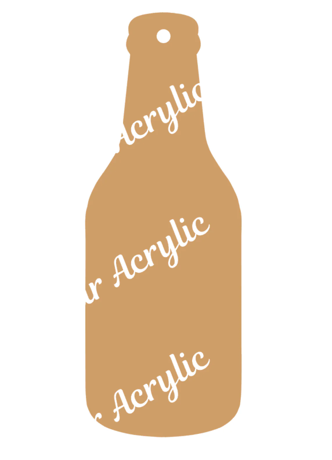 Beer Bottle Acrylic Blank