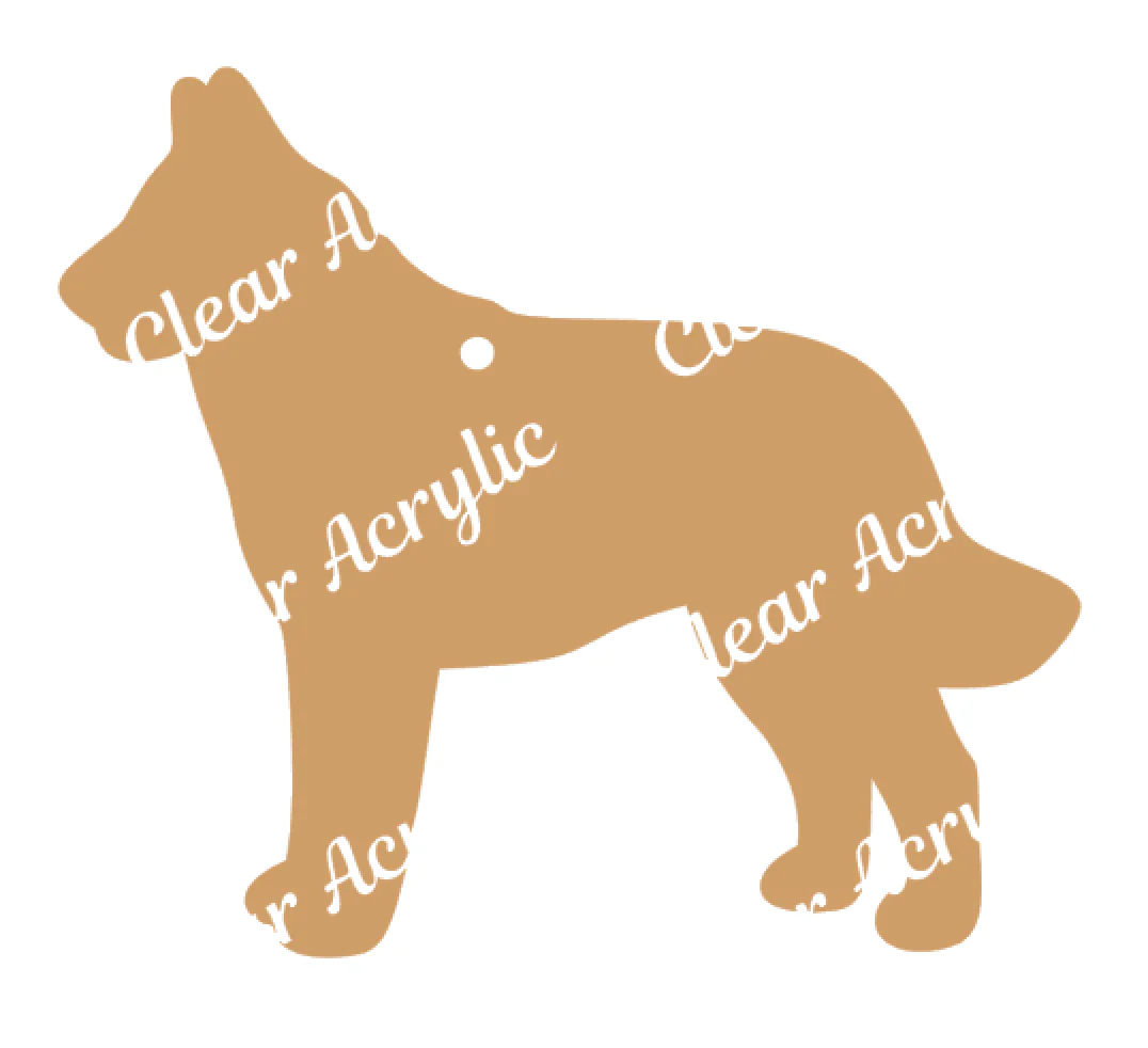 Belgian Malinois Acrylic Blank