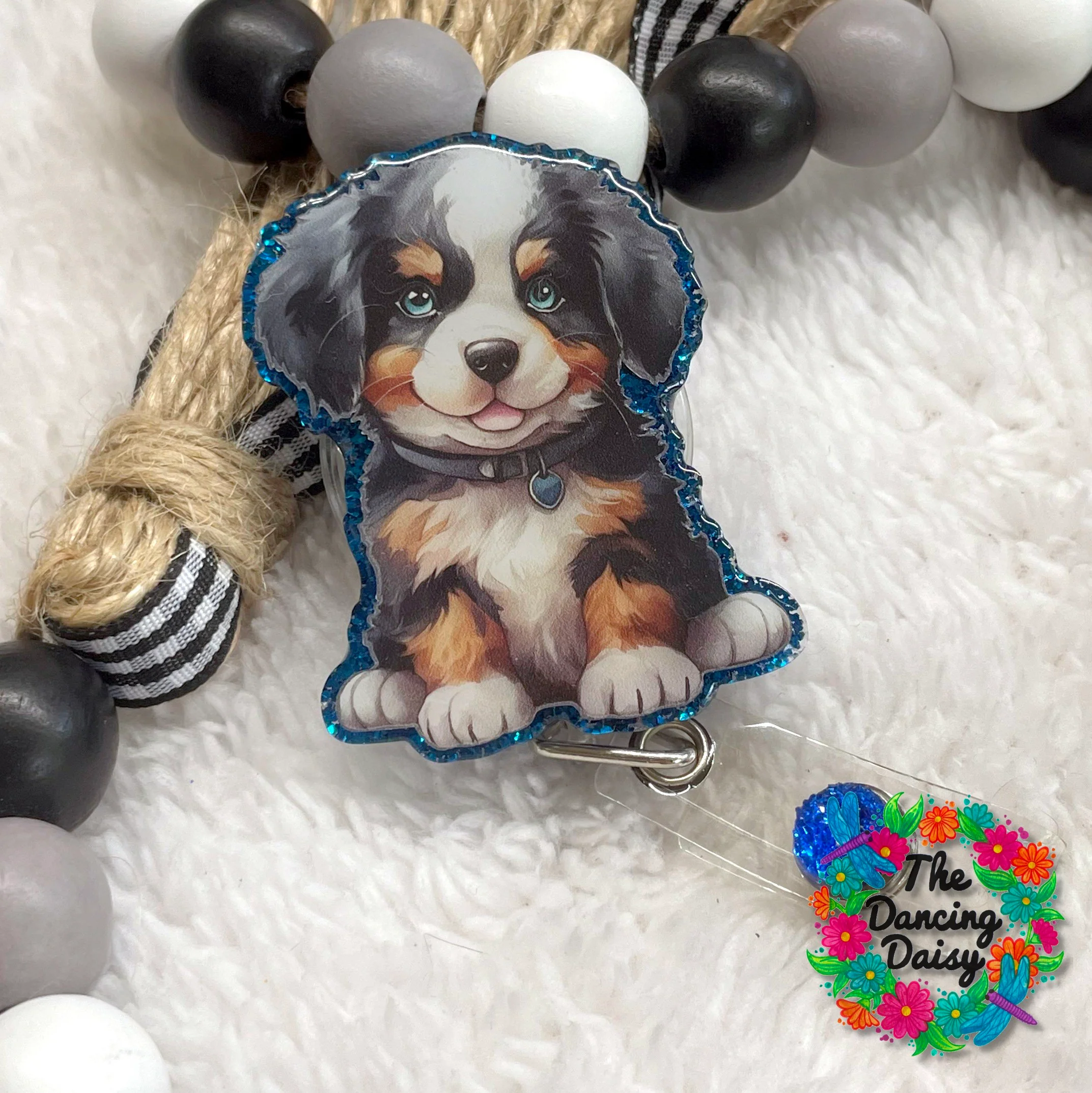 Bernese Mountain Pup Decal & Acrylic Blank COMBO - Image 2