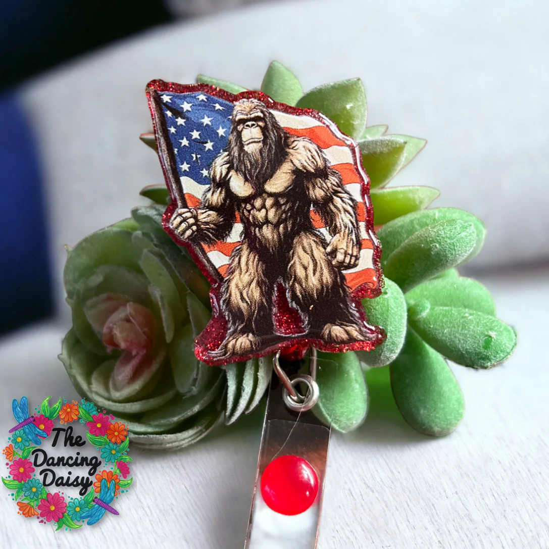 Bigfoot Flag Decal & Acrylic Blank COMBO - Image 2