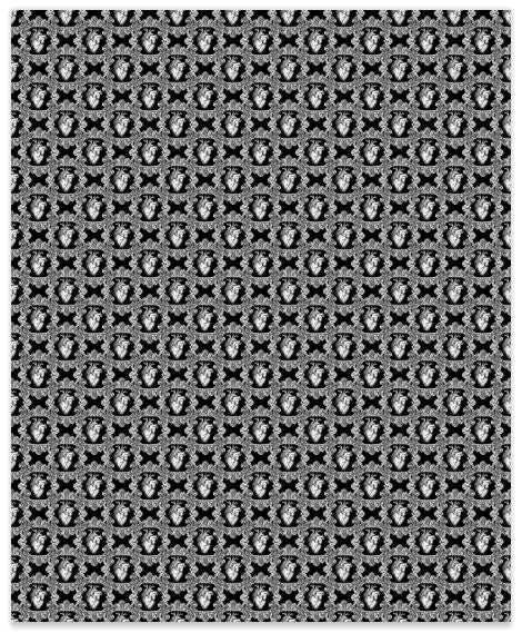 Black & White Gothic 7 Faux Leather - Image 2