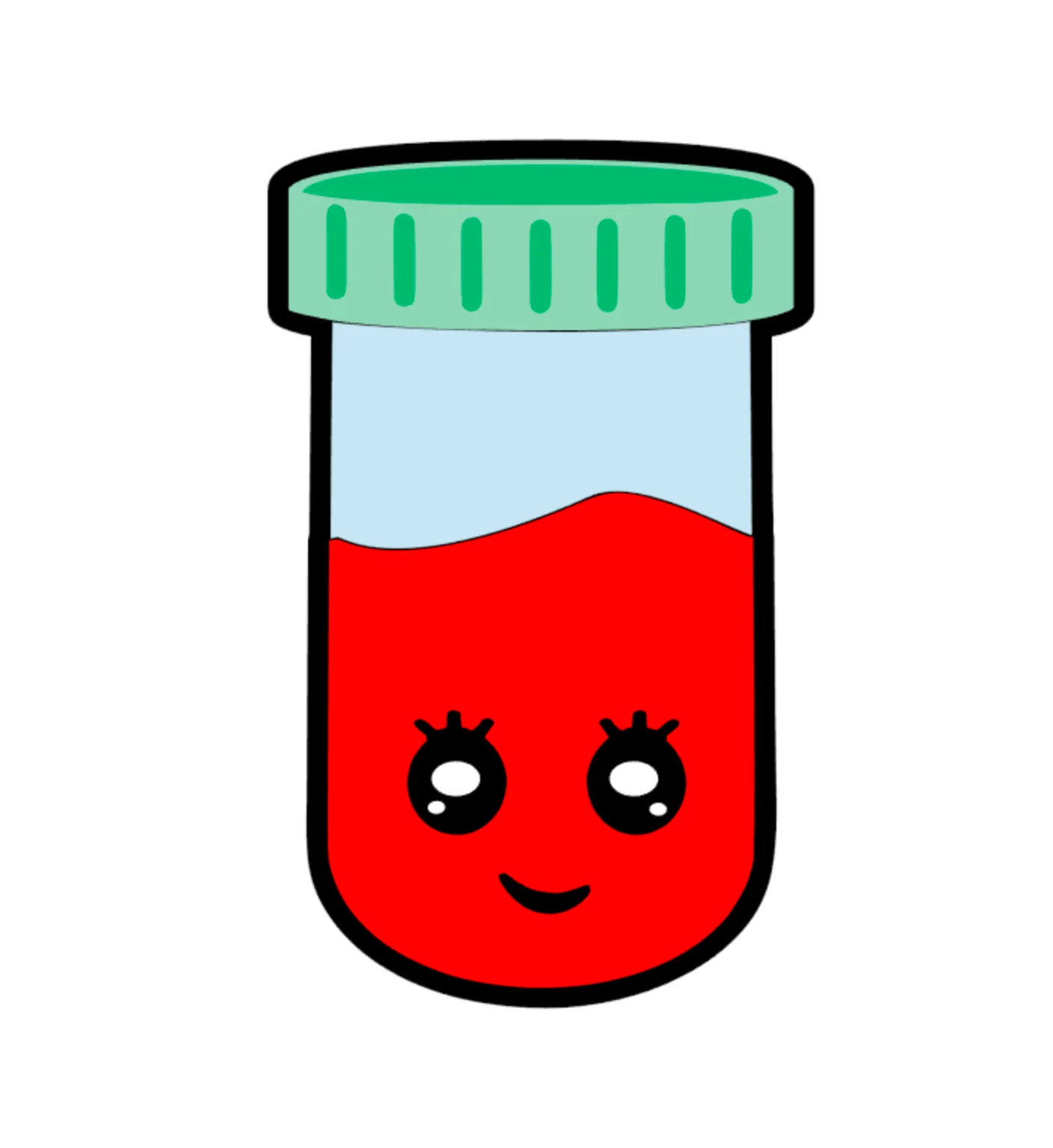 Blood Vial Acrylic Blank
