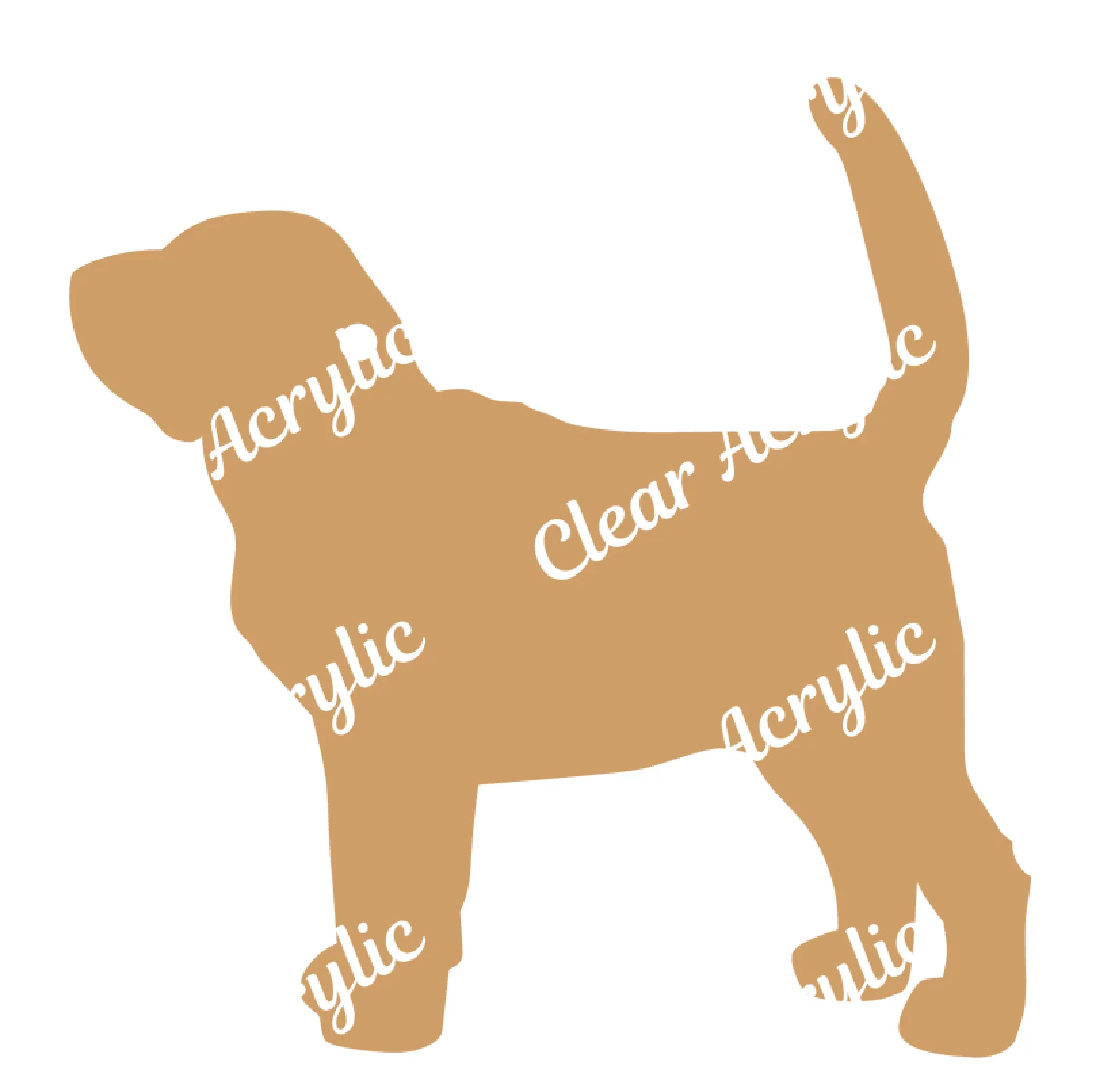 Bloodhound Dog Profile Acrylic Blank