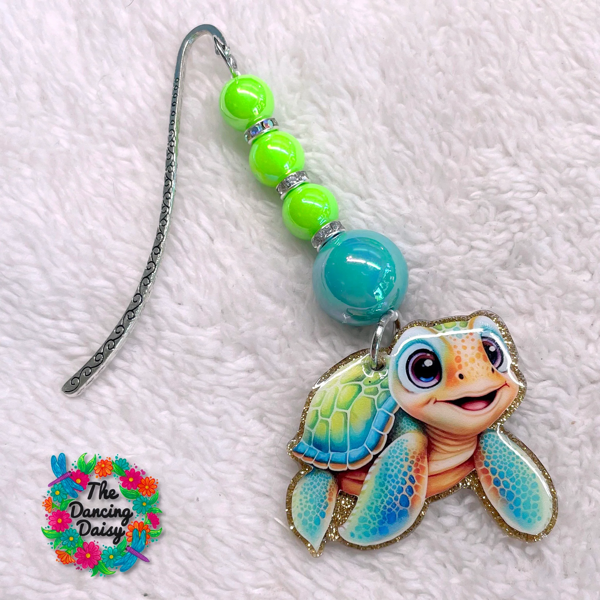 Blue Green Sea Turtle Decal & Acrylic Blank COMBO - Image 2