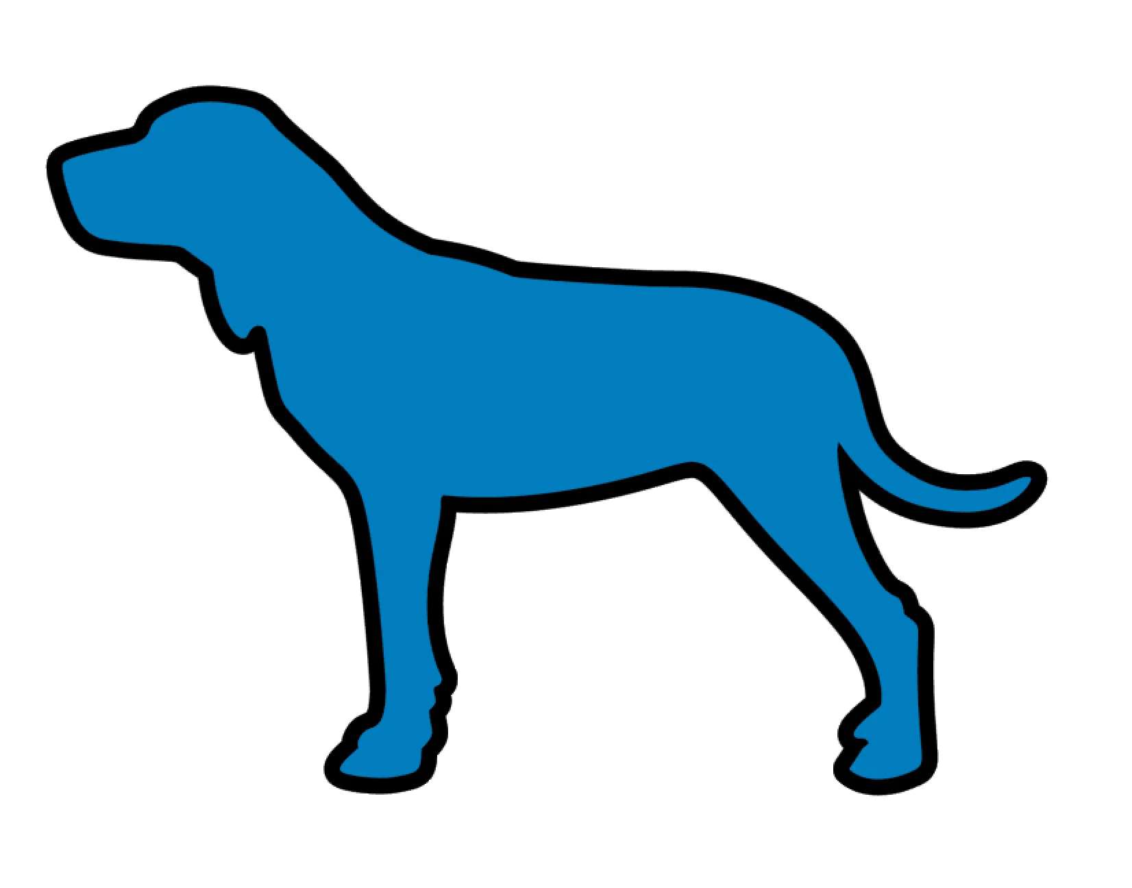Blue Tick Hound Acrylic Blank - Image 2