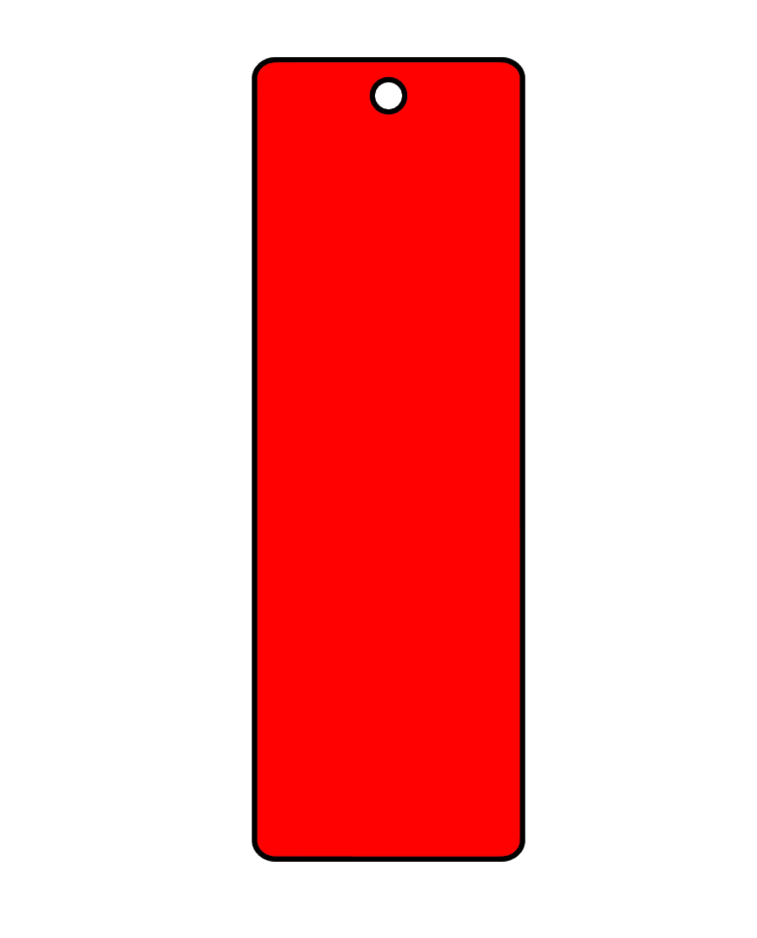 Bookmark Acrylic Blank