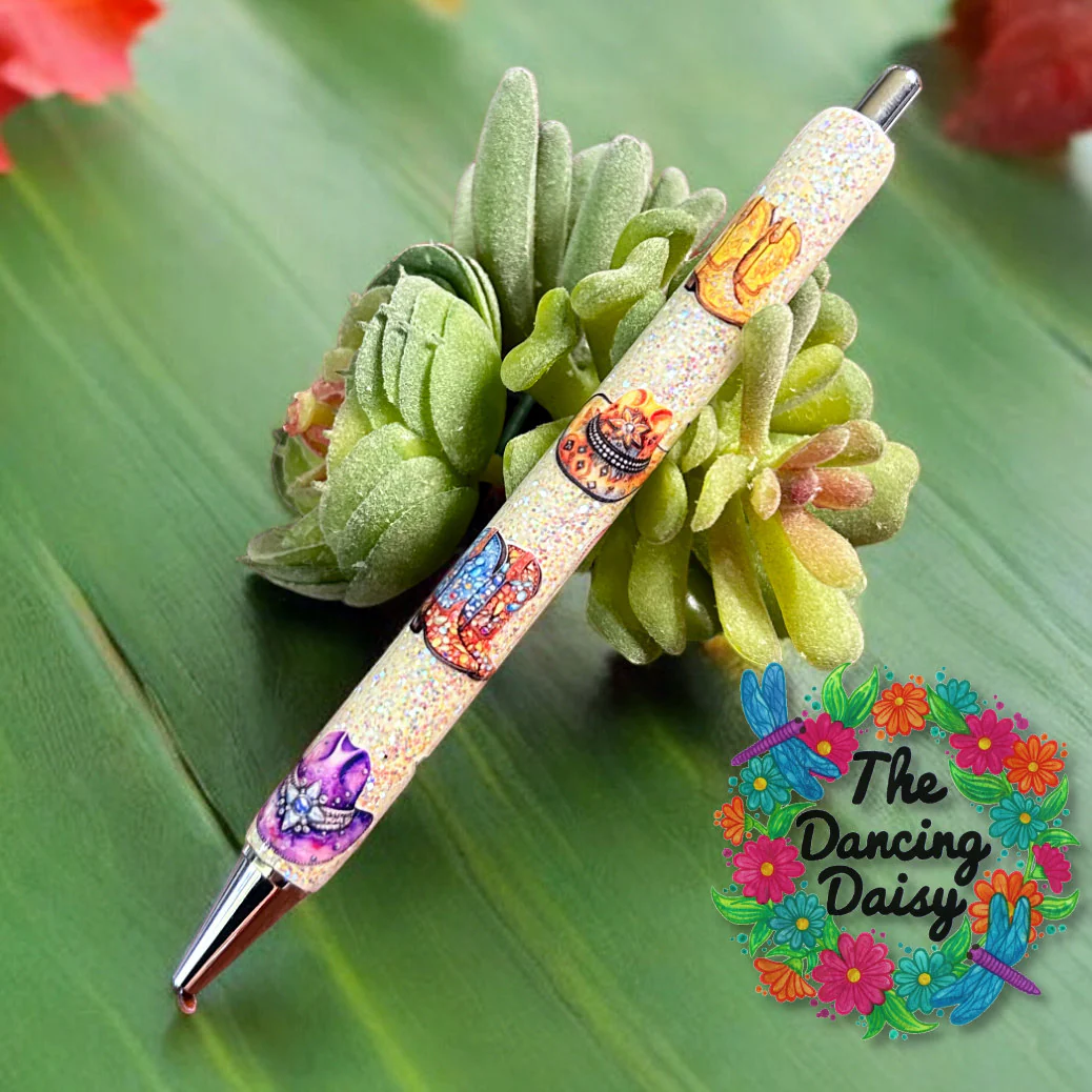 Boots Hats Pen Wrap UV DTF - Image 2