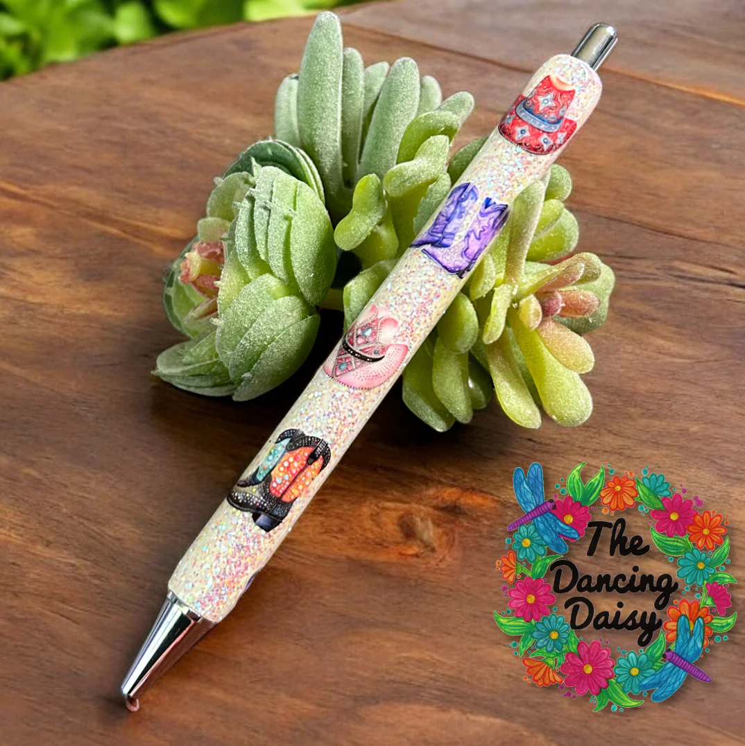 Boots Hats Pen Wrap UV DTF - Image 3