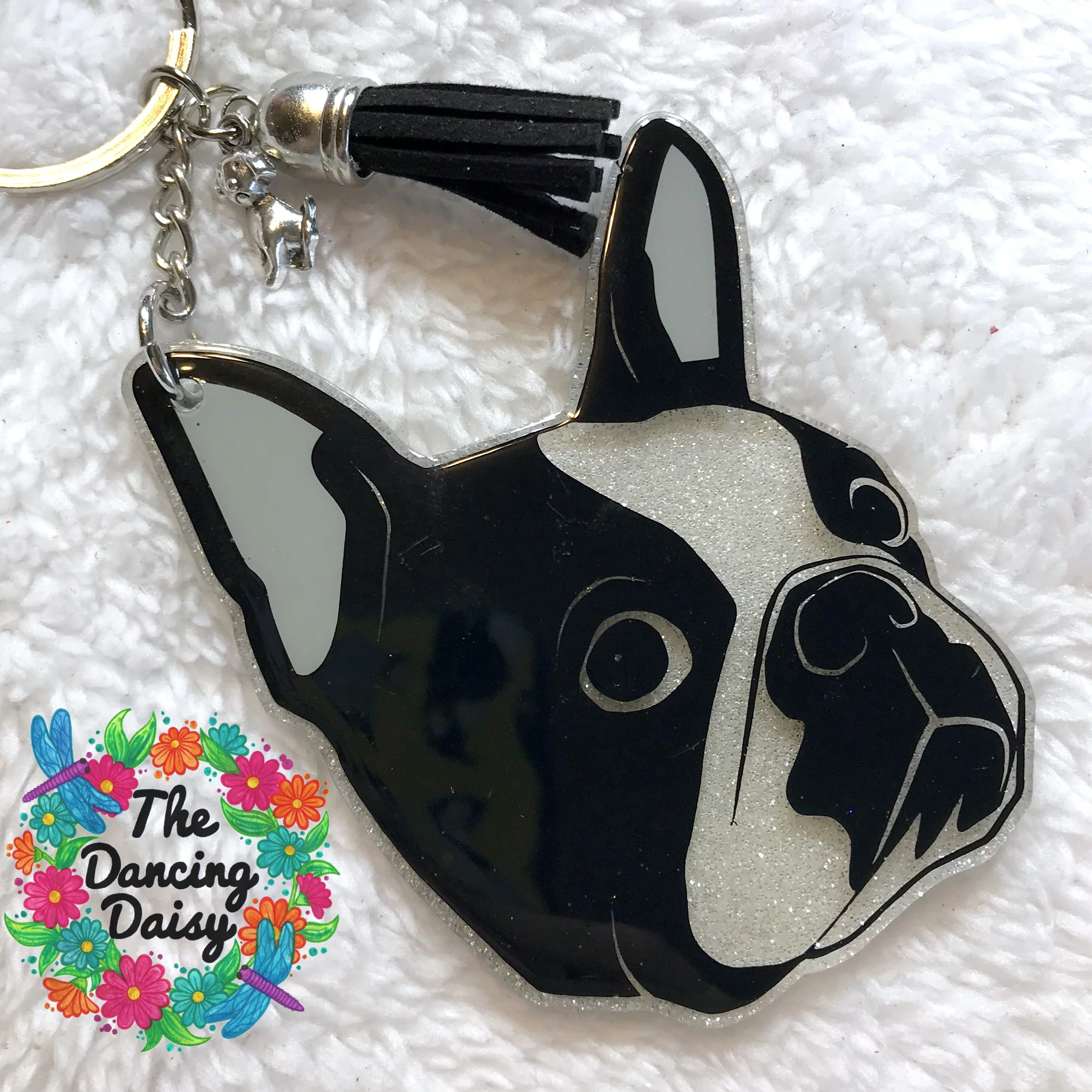 Boston Terrier Face Acrylic Blank - Image 3