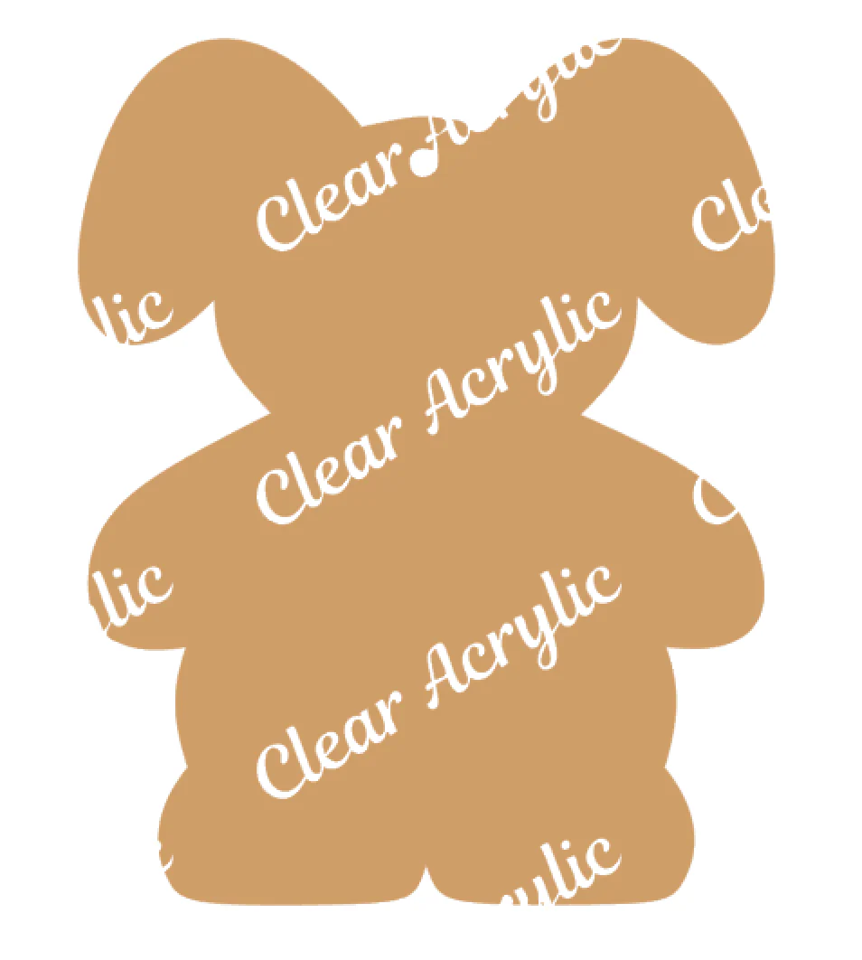 Bunny Pajamas Acrylic Blank