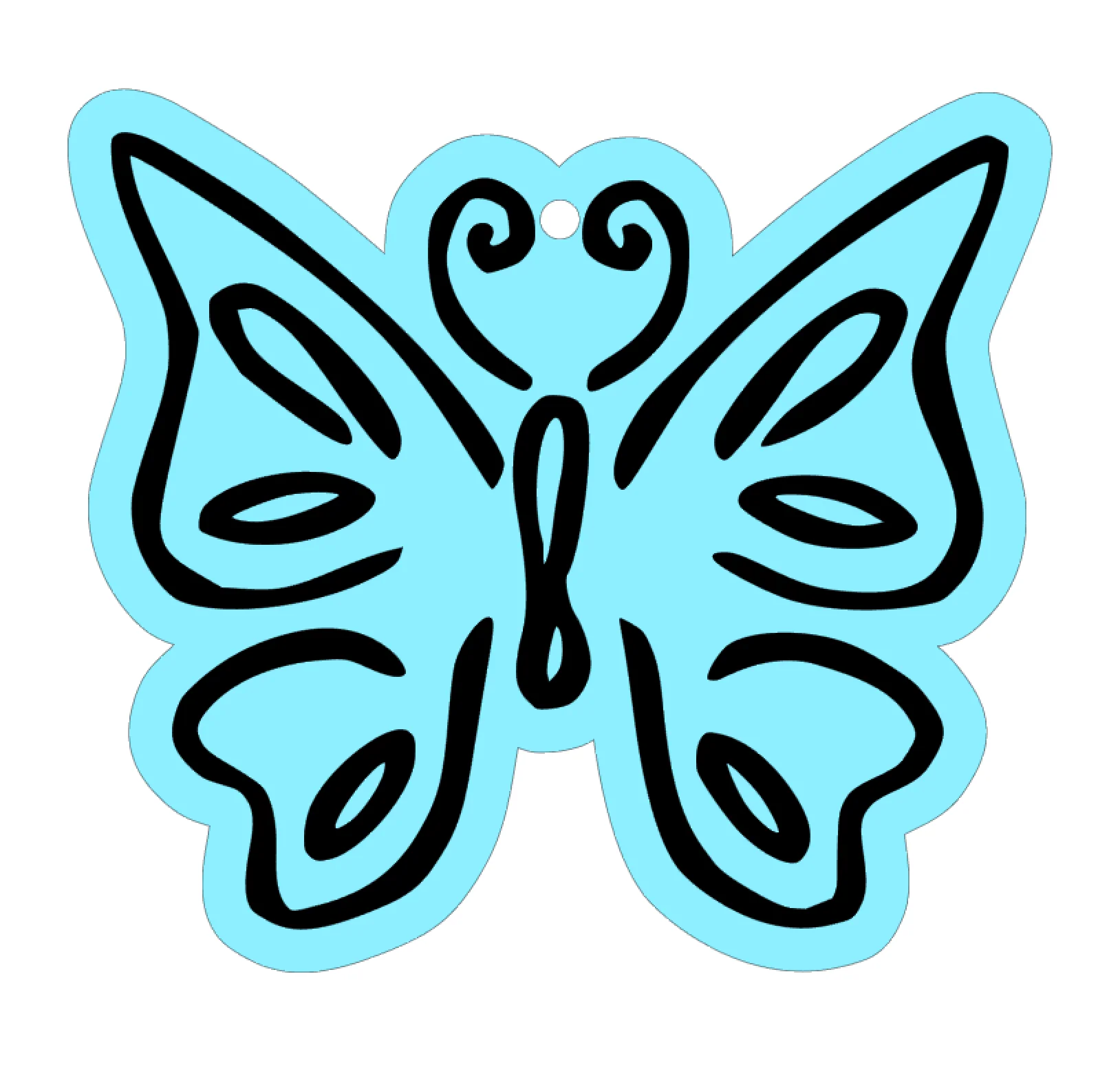 Butterfly #1 Acrylic Blank - Image 2