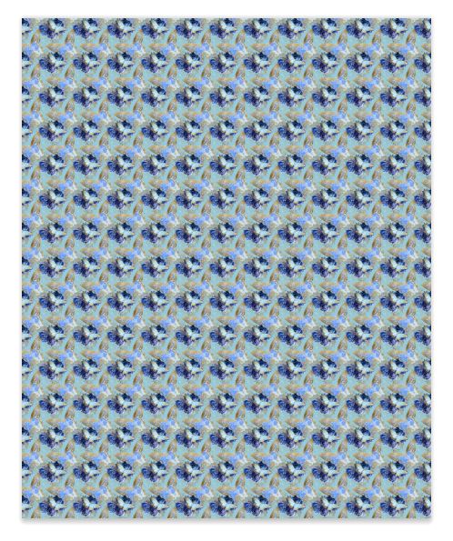 Butterfly Flowers 4 Faux Leather - Image 2