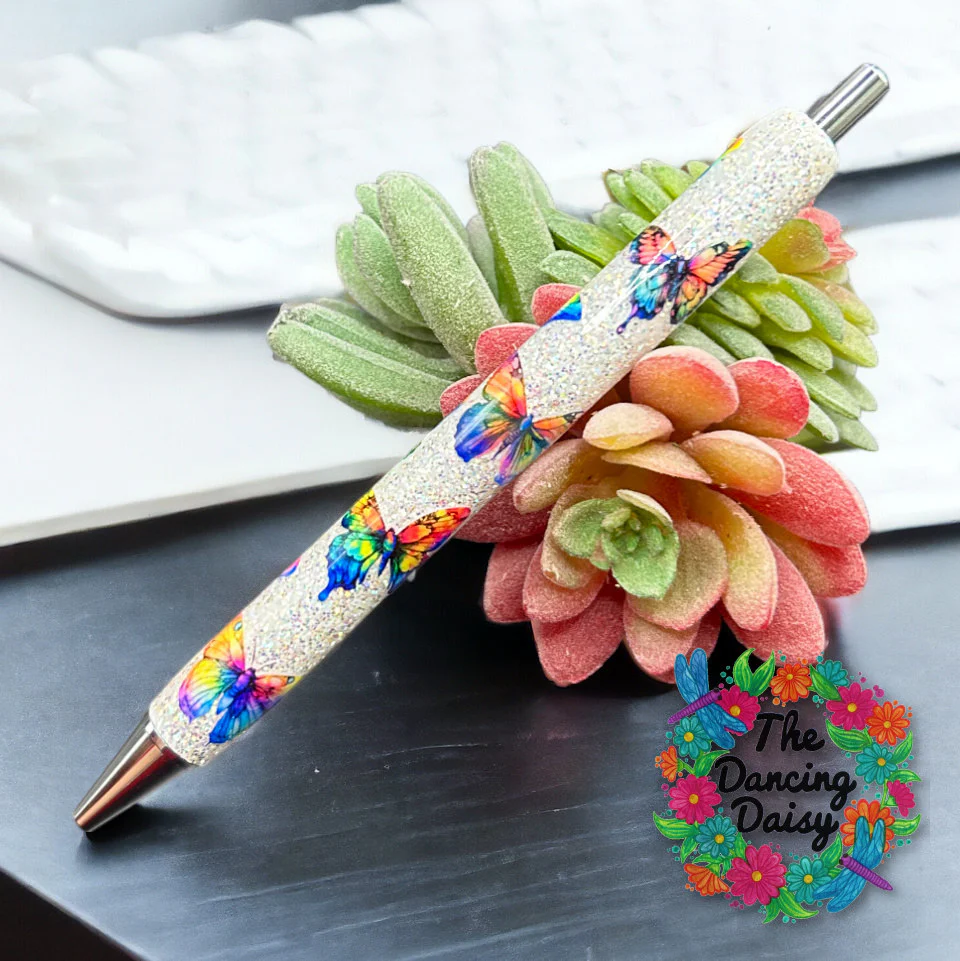 Butterfly Pen Wrap UV DTF - Image 2
