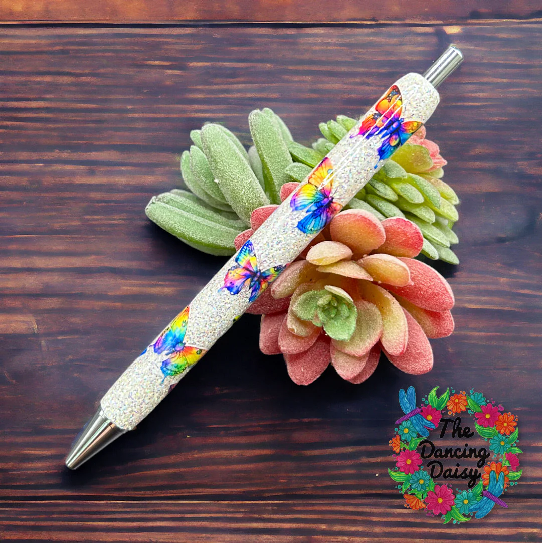 Butterfly Pen Wrap UV DTF - Image 3
