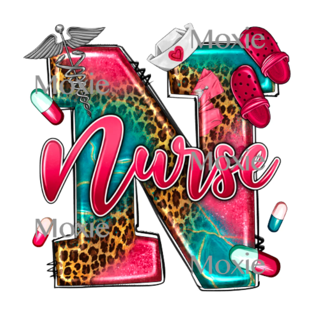 Capital N Nurse UV DTF