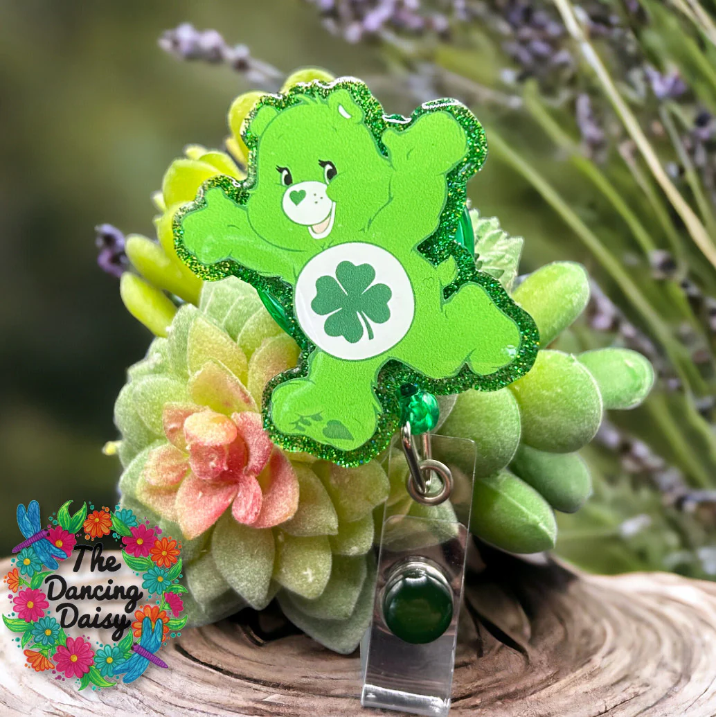 Care Bear Green Decal & Acrylic Blank COMBO - Image 2