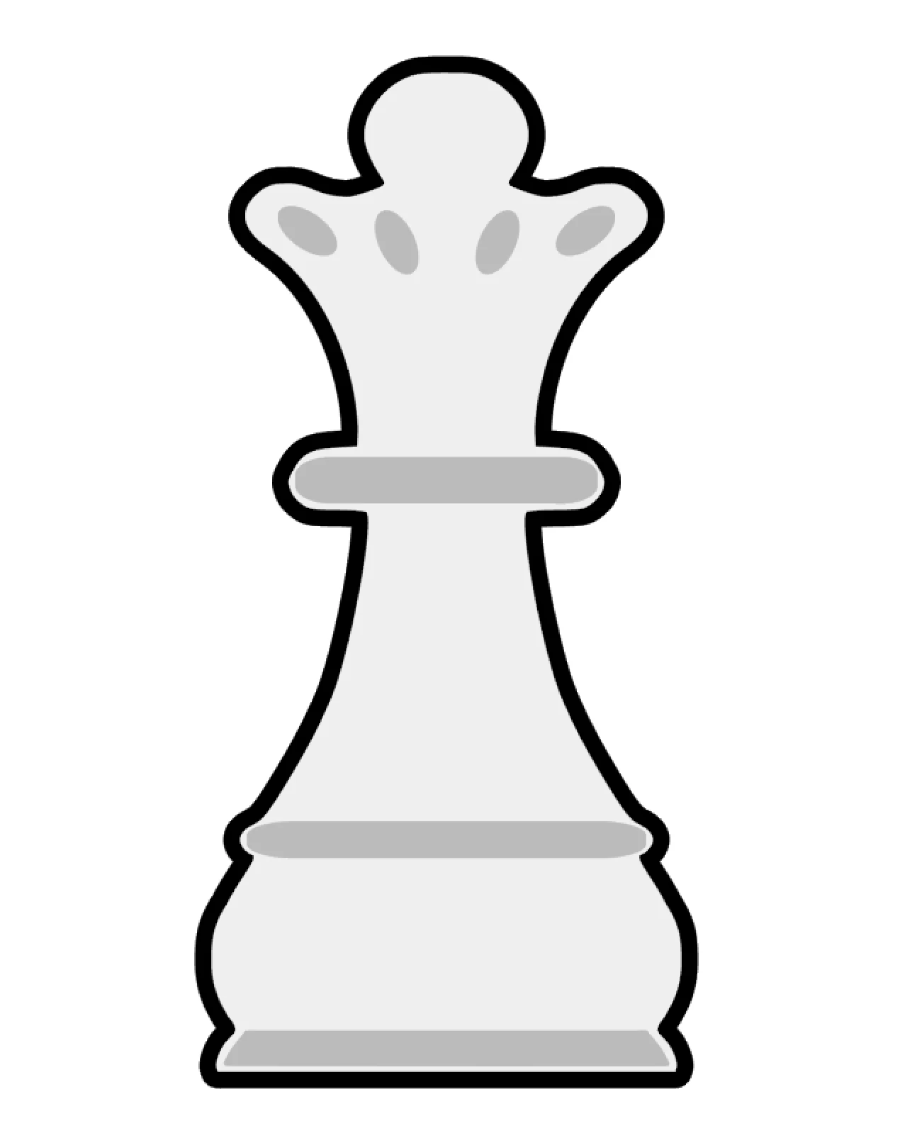 Chess Queen Acrylic Blank - Image 2