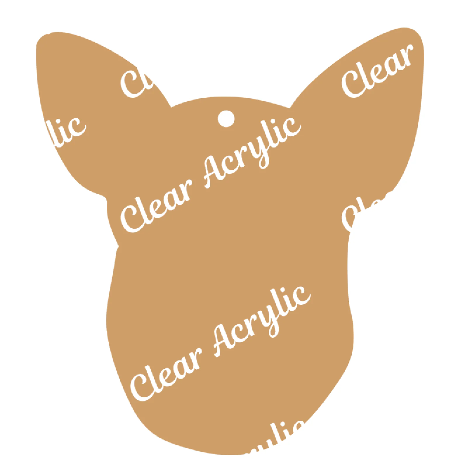 Chihuahua Face Dog Acrylic Blank